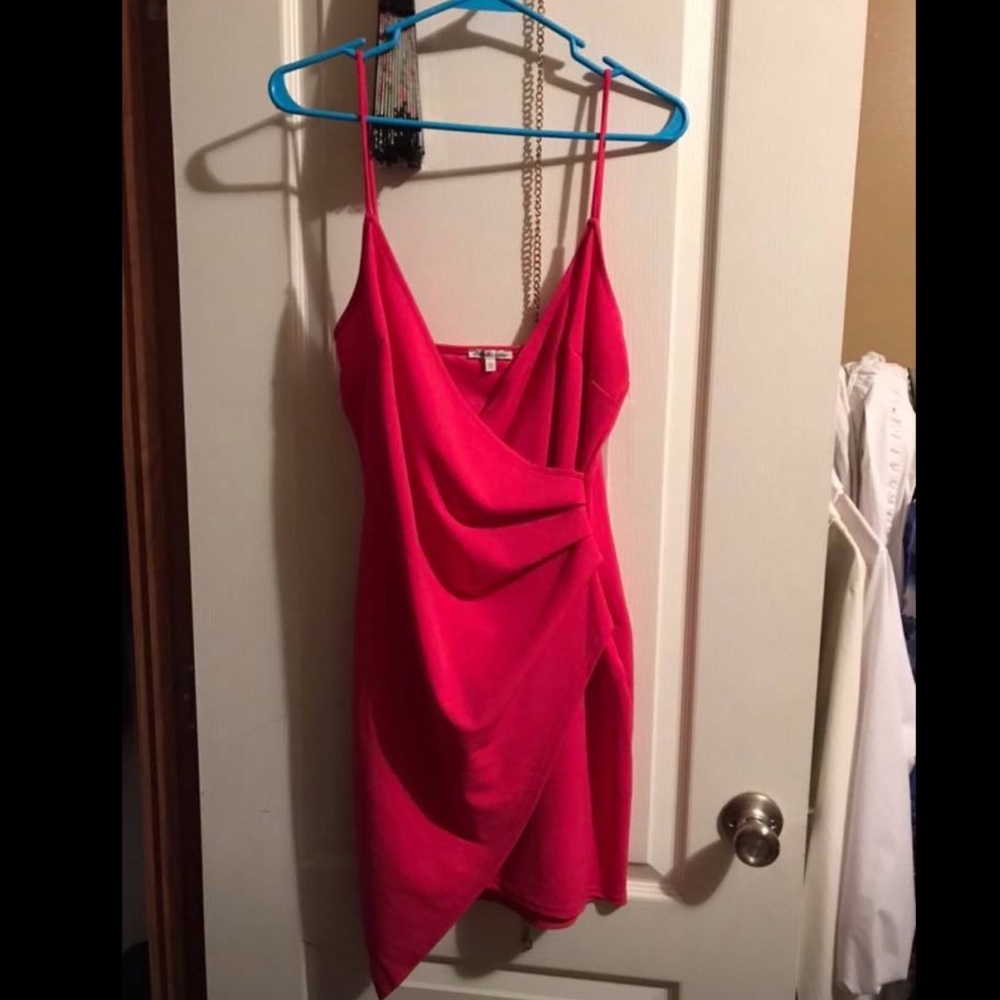 Charlotte Russe Asymmetrical Slit  Dress